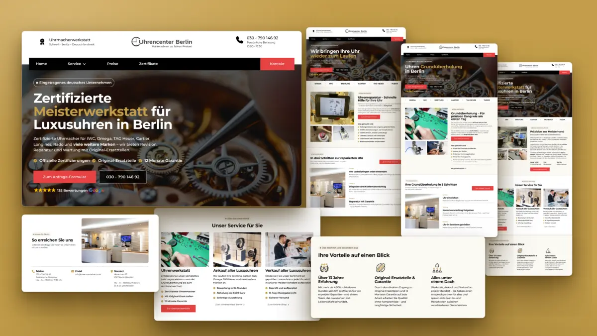Referenzbild Uhrmacherwerkstatt Berlin